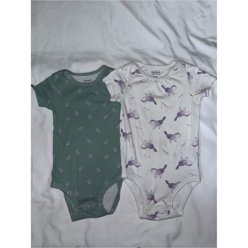 Carters size 18 months 2 bodysuit onesies bundle